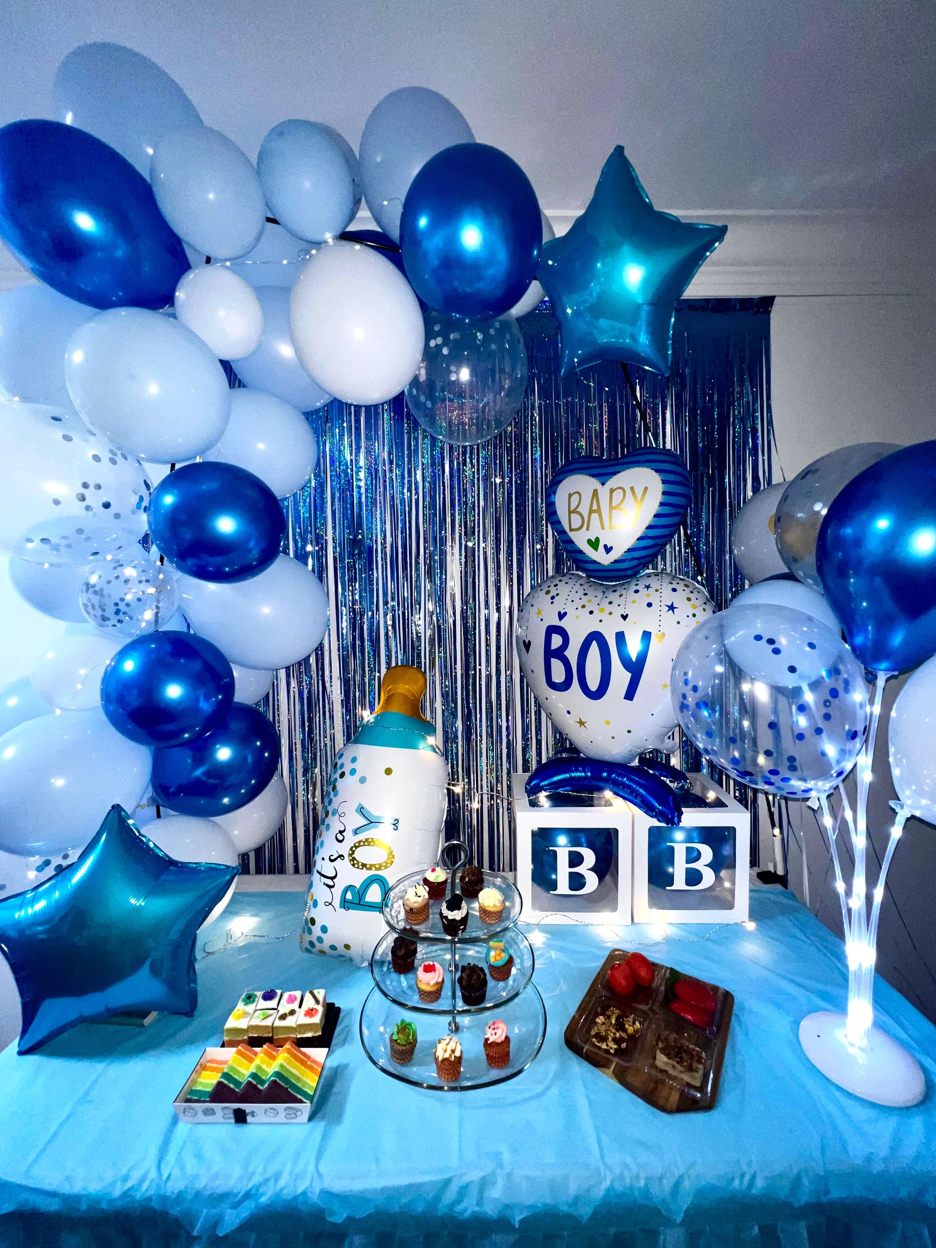 Boy baby shower decoration Discover delightful baby shower decorations, ideas, and themes at SEA Events for your little boy and girl.